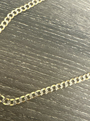 14k Necklace cuban style 18” hollow