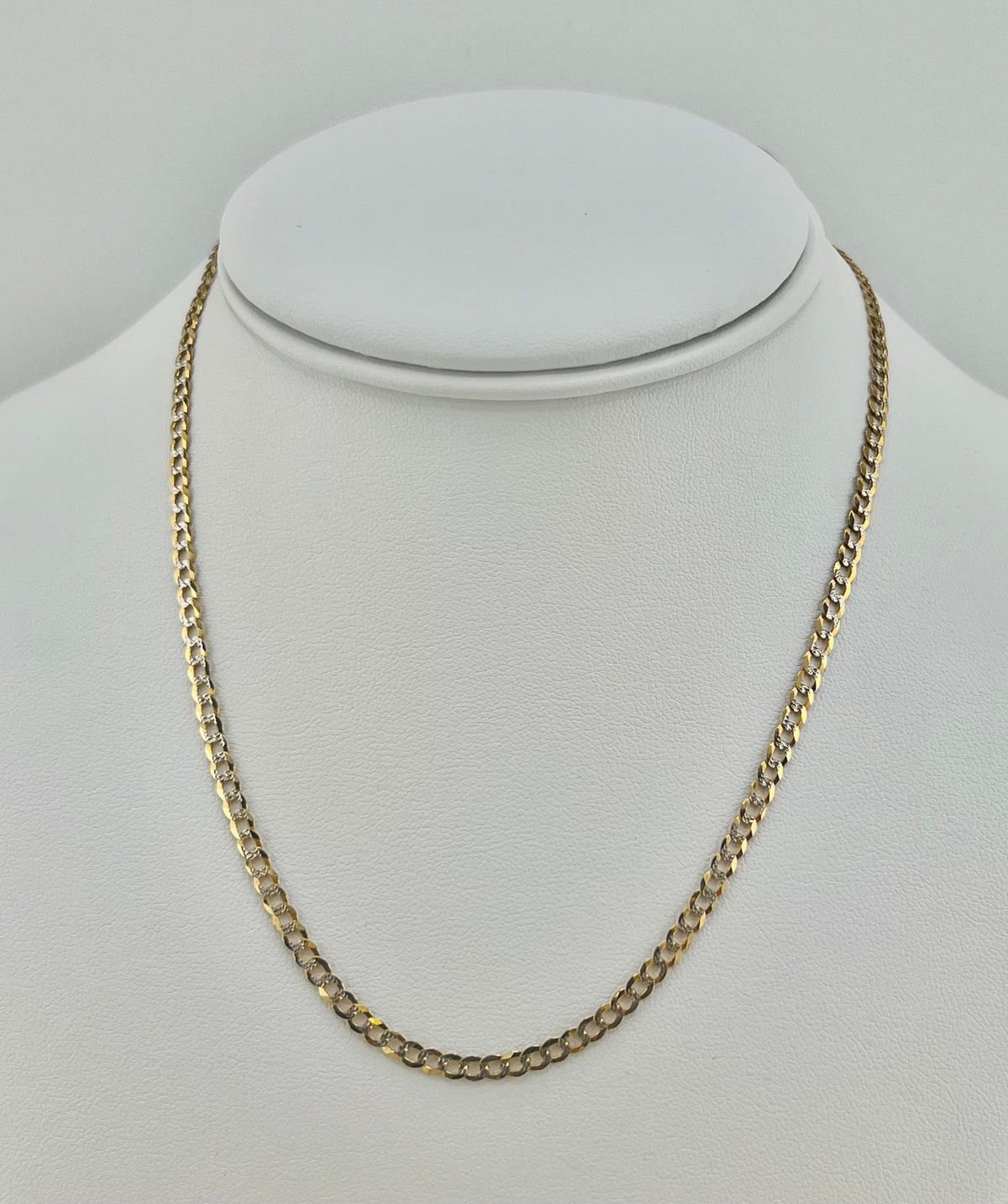 14k Necklace cuban style 16”