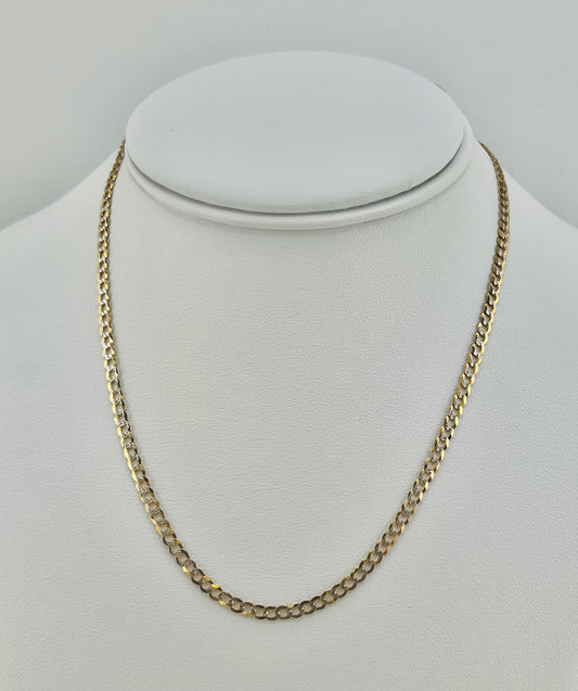 14k Necklace cuban style 16”