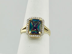 14k color changing stone ring