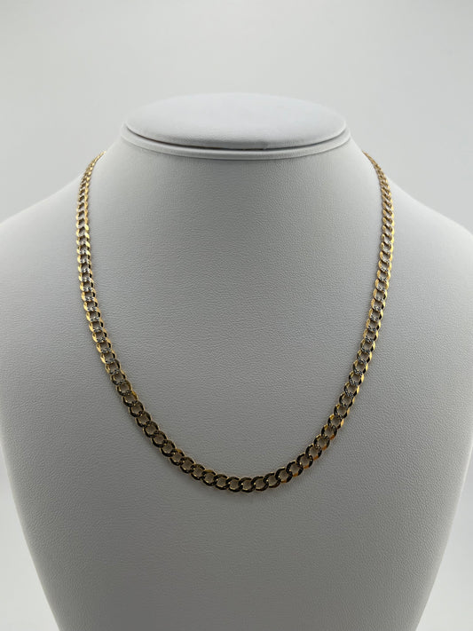 14k cuban style necklace 18”