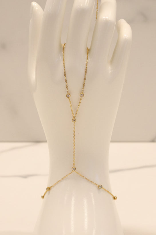 14k 3 color bracelet and ring clon all in one piece