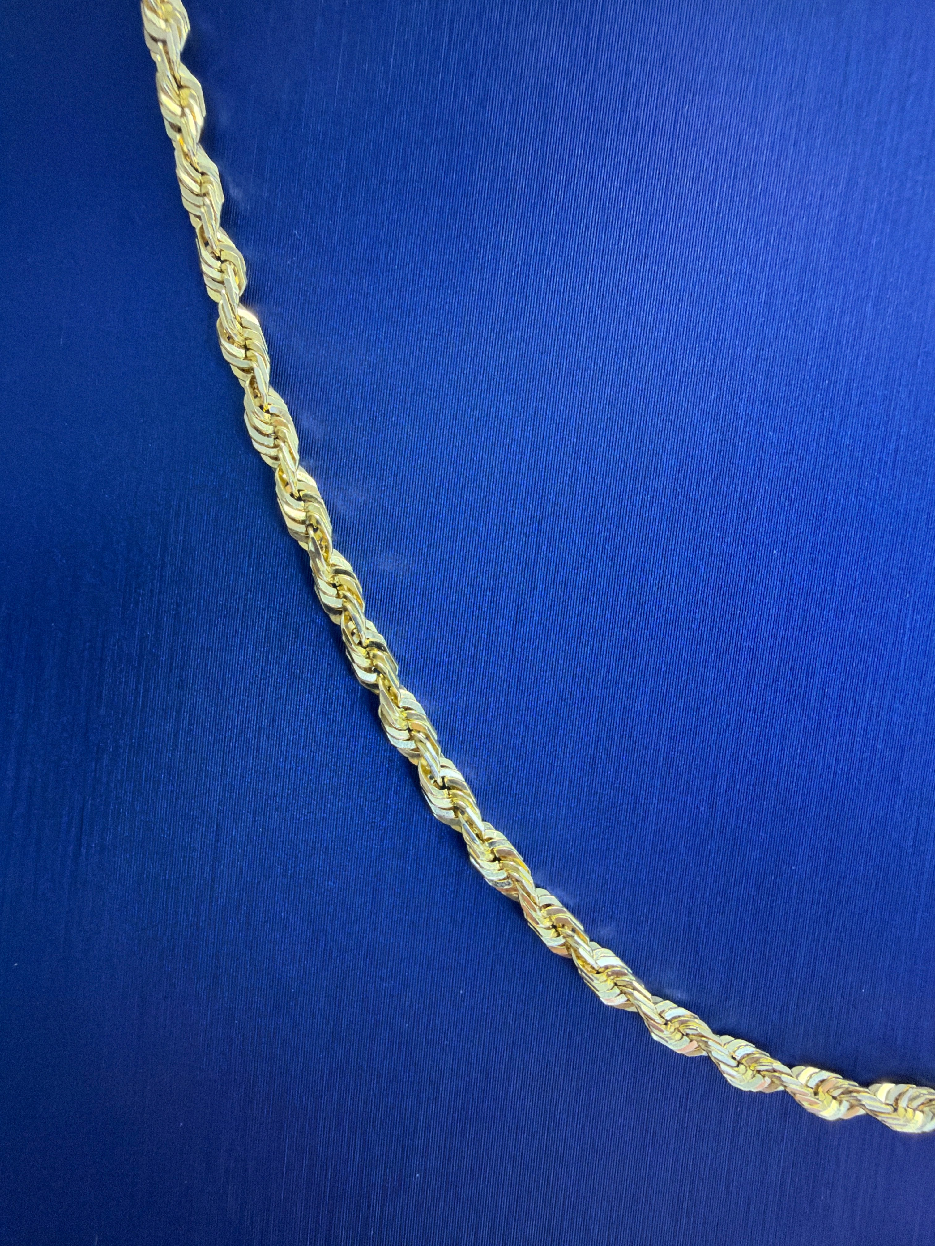 14k rope necklace chain 20” 2.3mm 9.41g