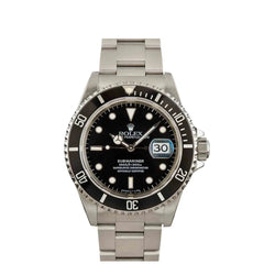 Rolex Submariner 40mm Date Black Dial & Bezel Stainless Steel Watch 16610