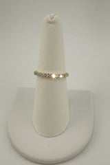 14k diamond wedding band  .33ct lab diamond