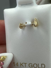 14k earring piercing boca mount
