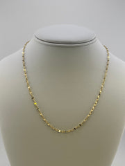 14k Necklace gucci style 18”