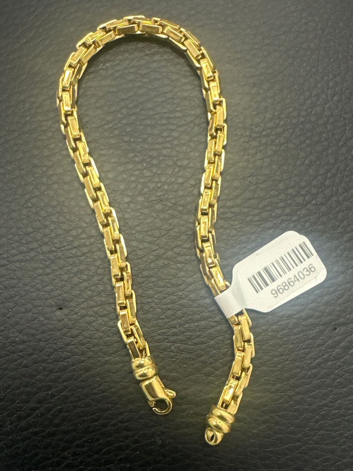 14k bracelet yellow gold men 8”