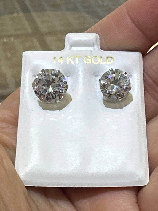 14k learring white gold