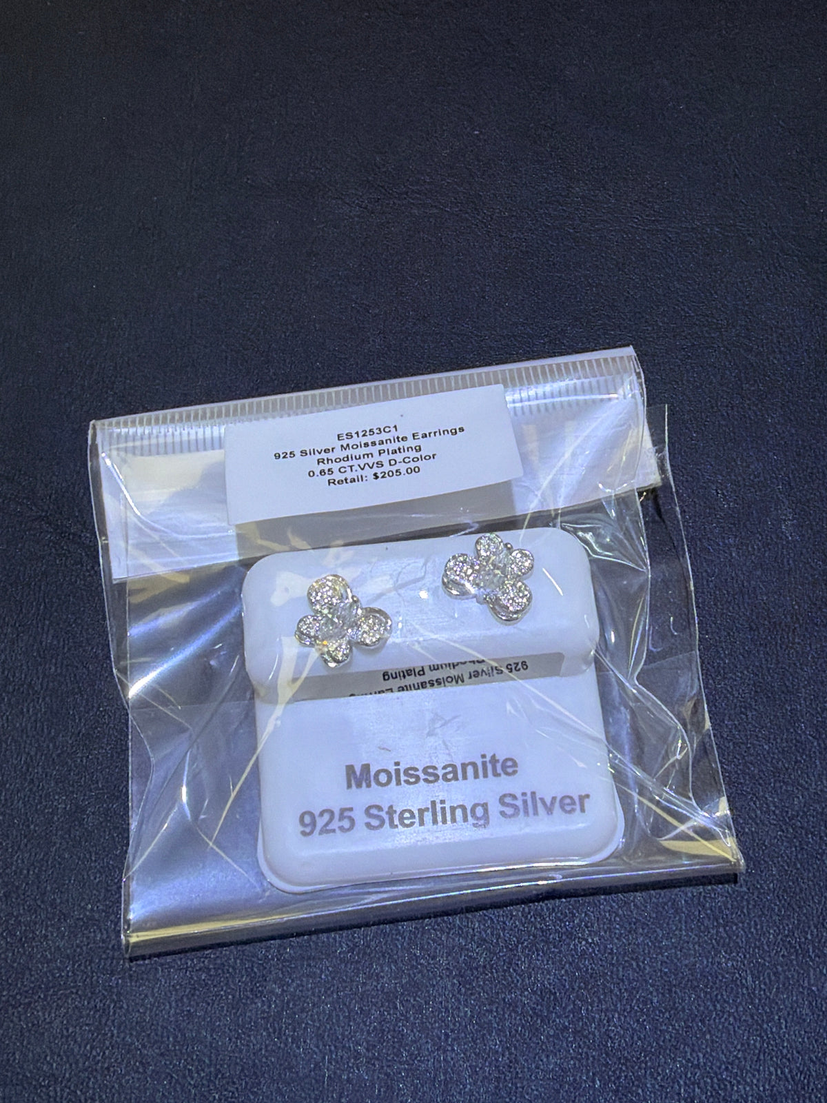 Silver moissante butterfly
