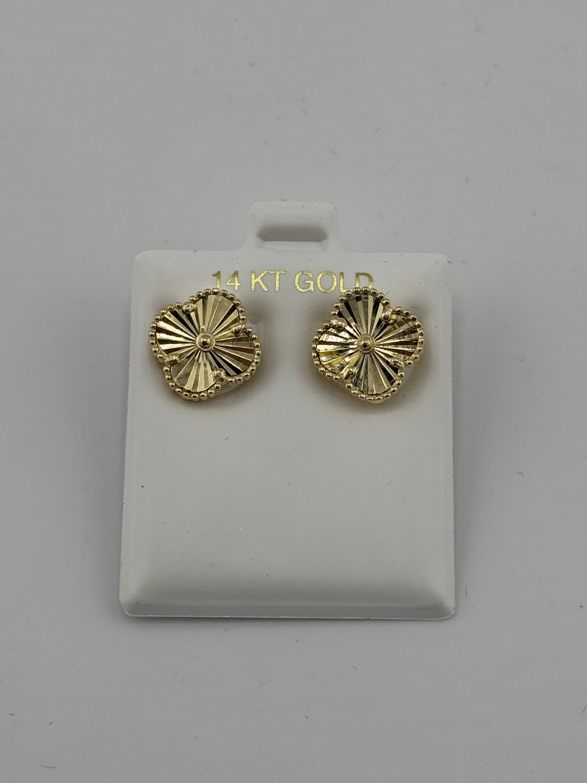 14k Flower Earrings