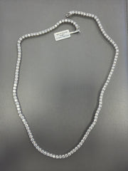 Silver tennis moissante 27.25ct