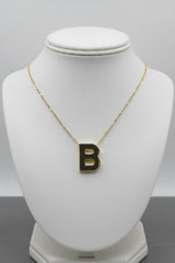 14k letter B necklace 2.7g