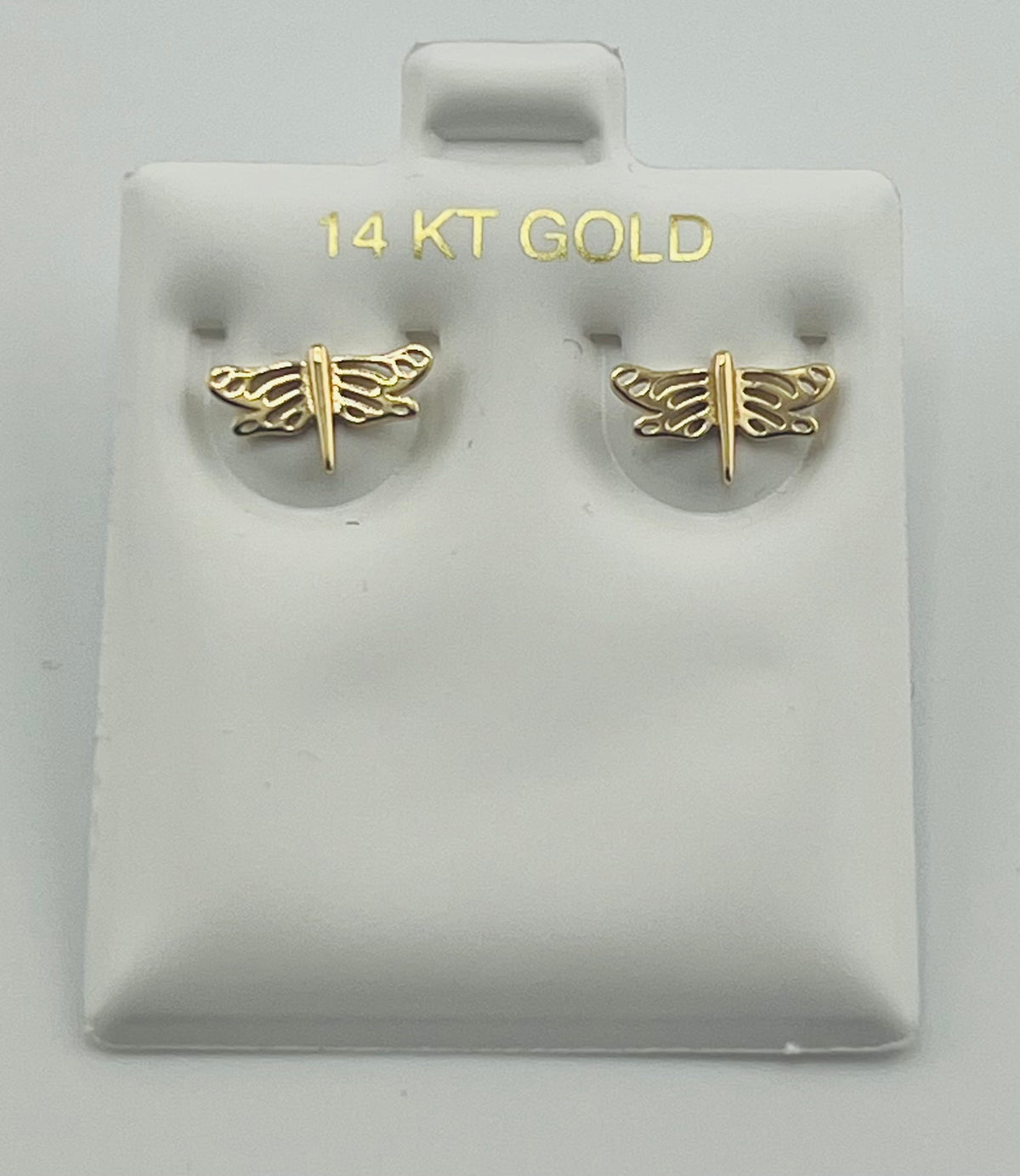 14k Baby and ladies dragonfly earring