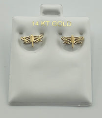 14k Baby and ladies dragonfly earring