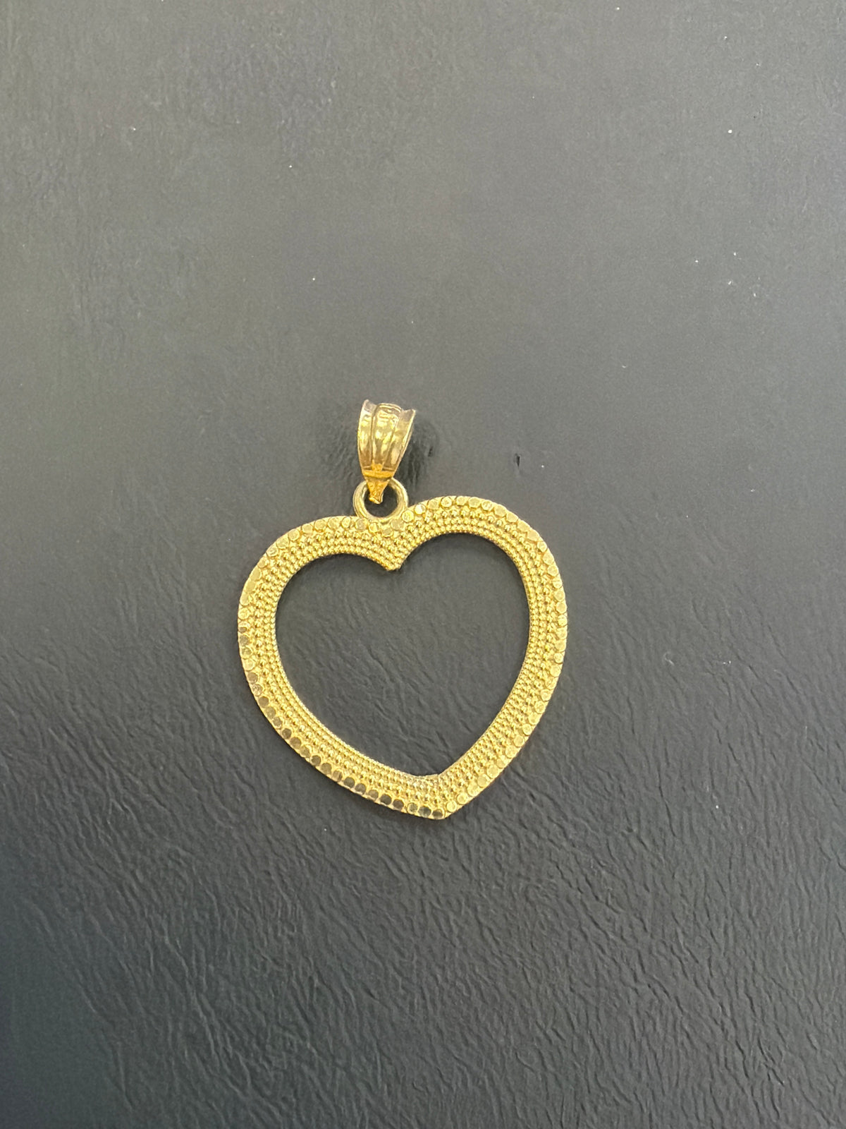14k heart pendant