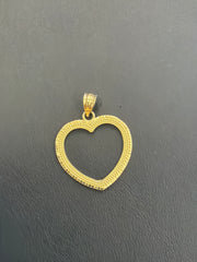 14k heart pendant