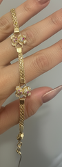 14k bracelet monaco teddy bear