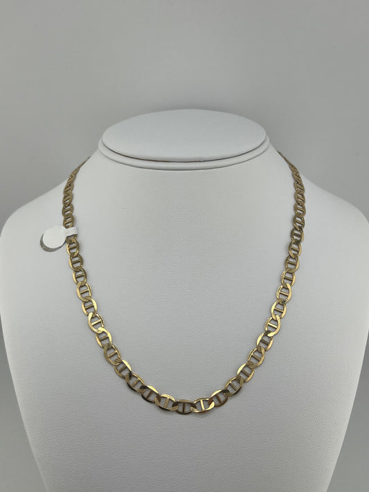 14k Necklace gucci style 18”