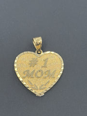 14k heart pendant #1 Mom