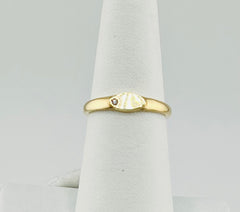 14k ring with a stone