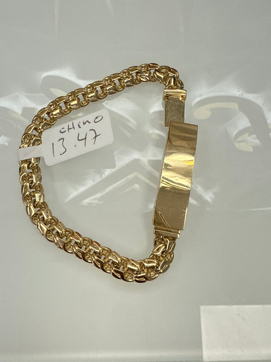 14k bracelet chino style ID