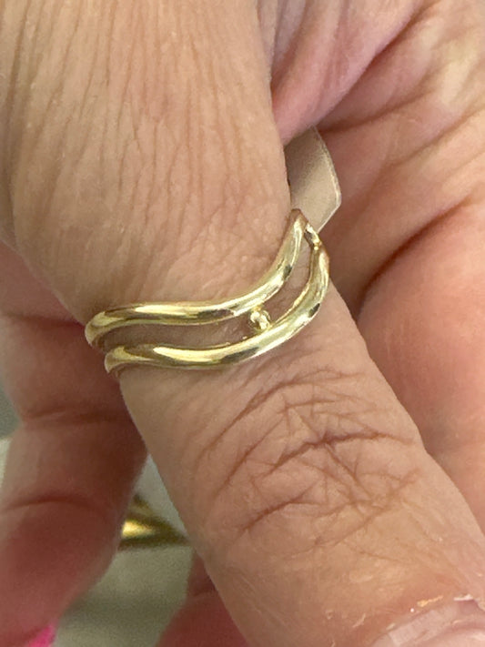 14k two band ring 2.5g