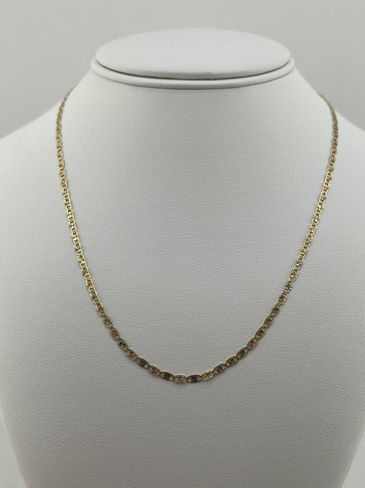 14k necklace valentino 18”