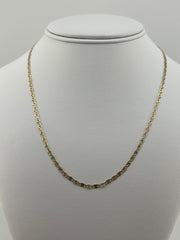 14k necklace valentino 18”