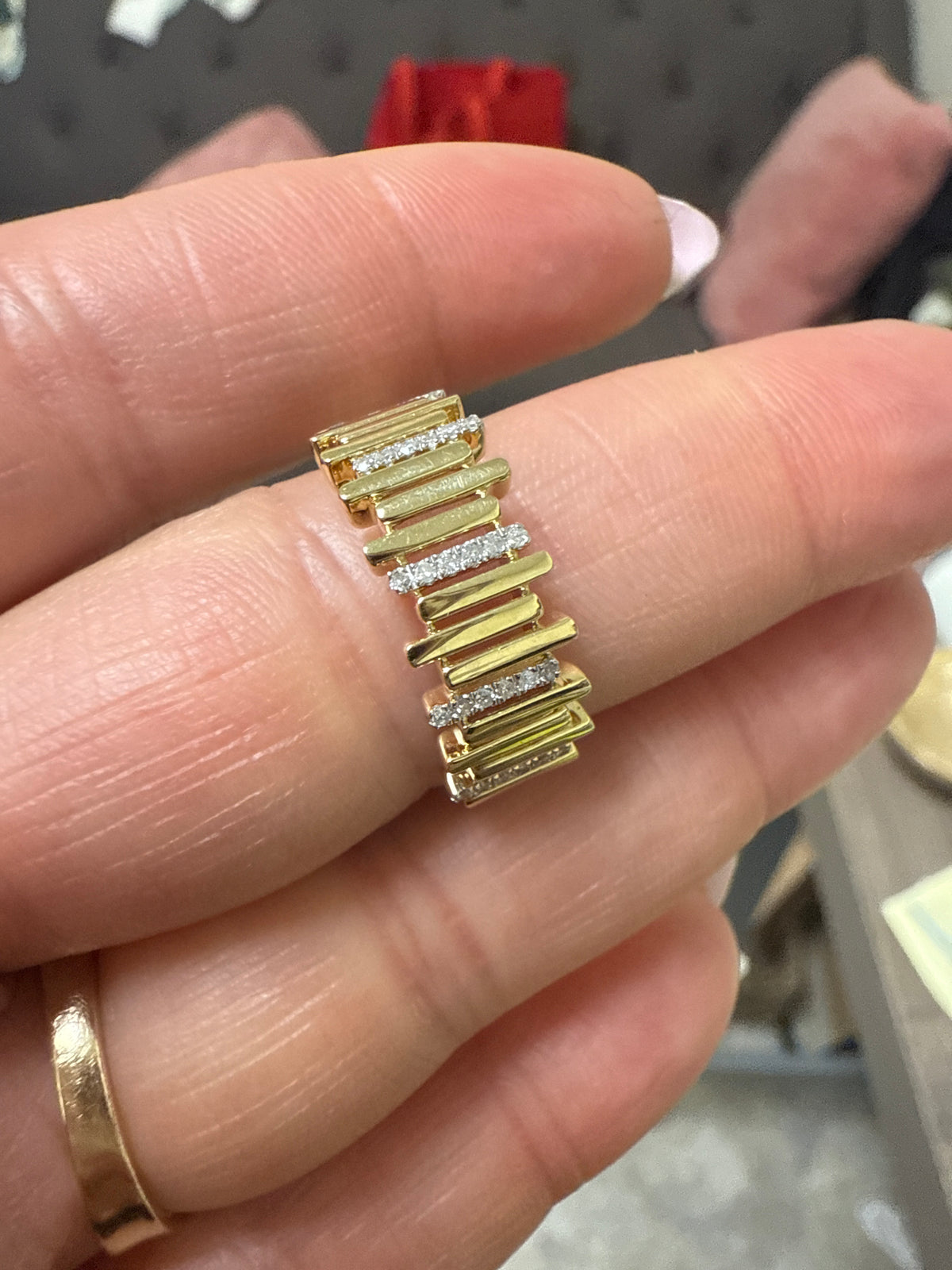 14k diamond ring