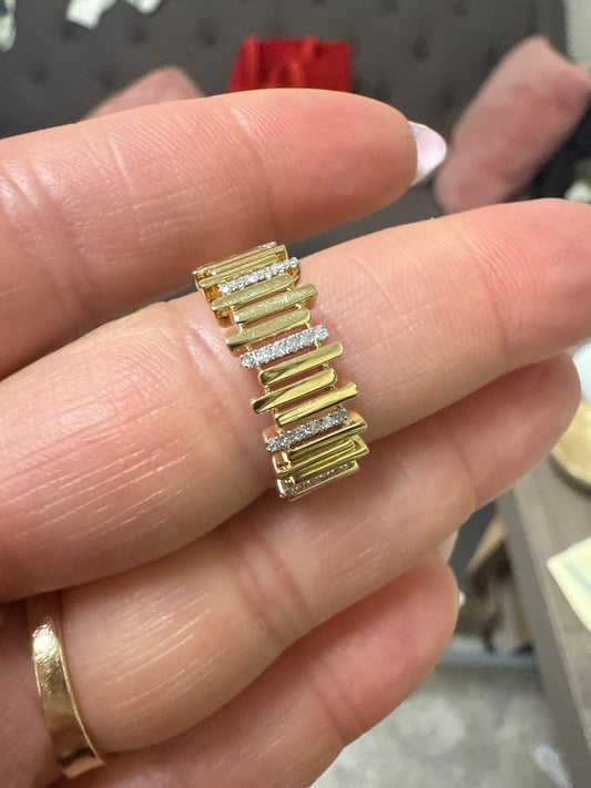 14k diamond ring