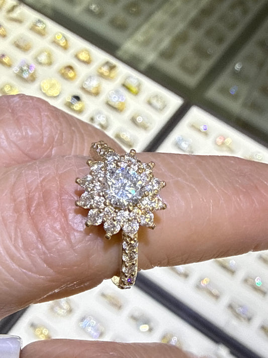 14k ring ladies engagement