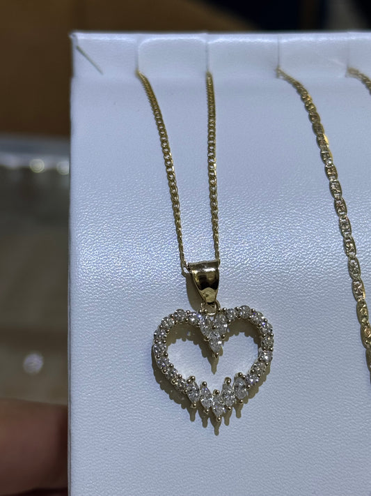 14k Heart necklace