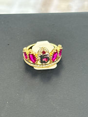 14k Quince (15) purplish pink crown