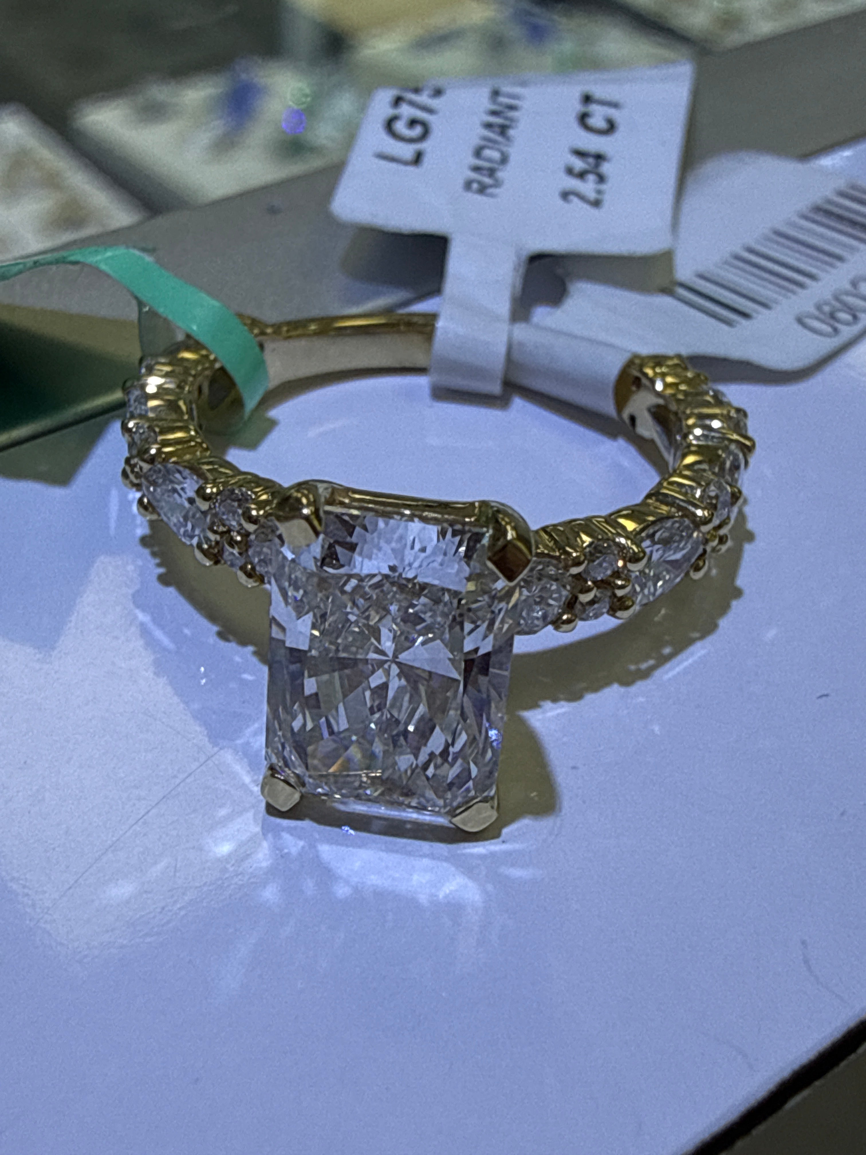 14k diamond . engagement rings 3.65ct