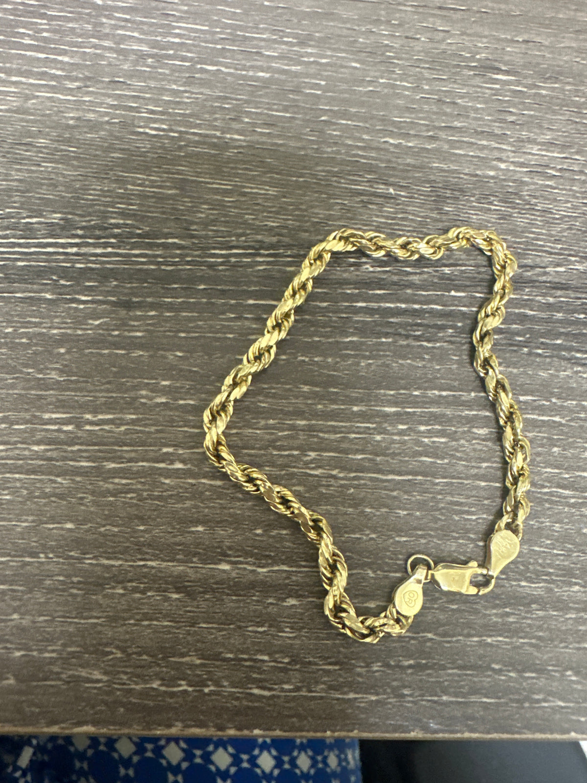 14k bracelet rope style