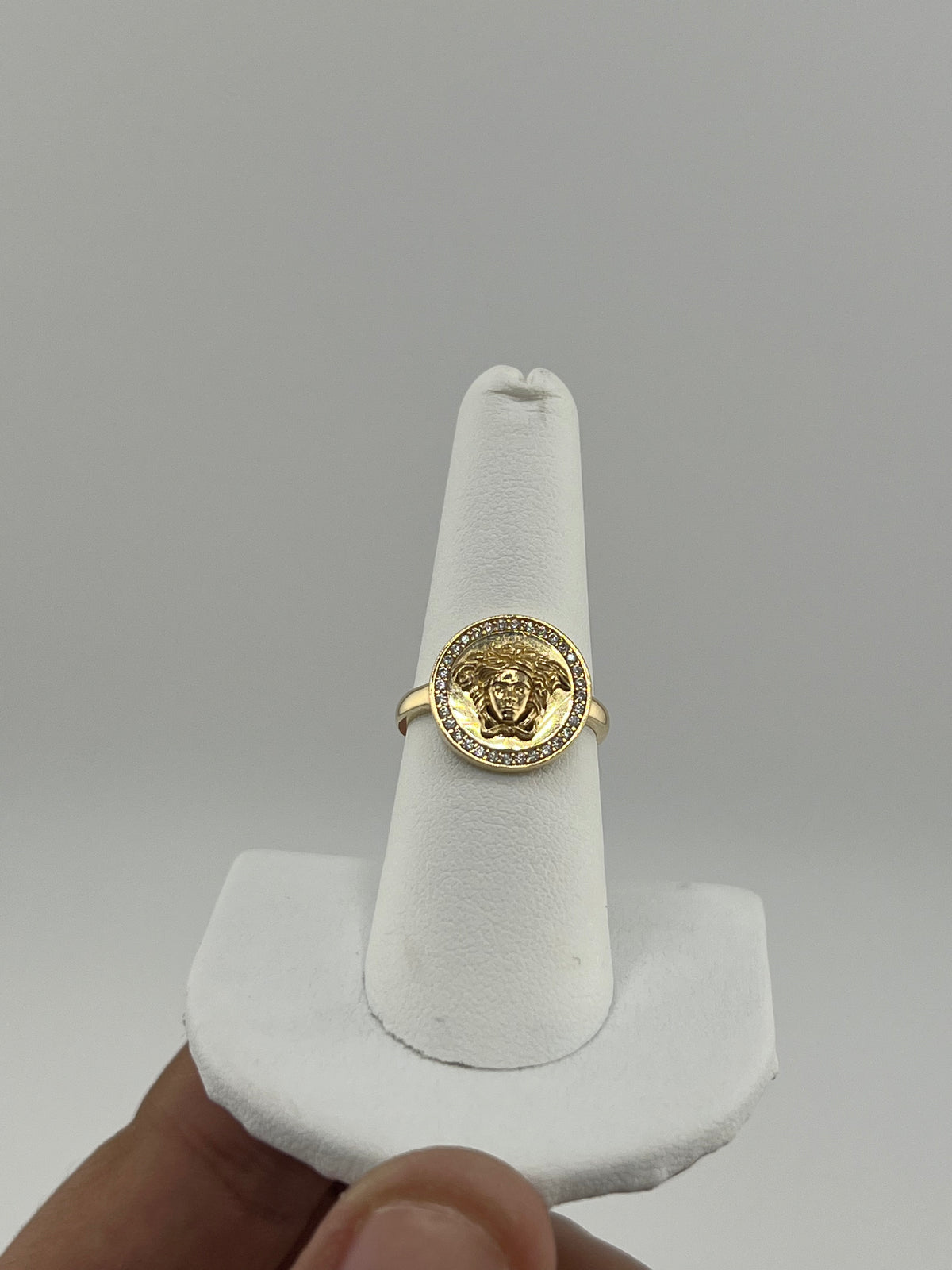 14k ring medusa