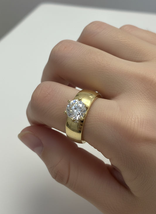 14k ladies ring engagement