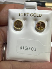 14k Baby and ladies round earring