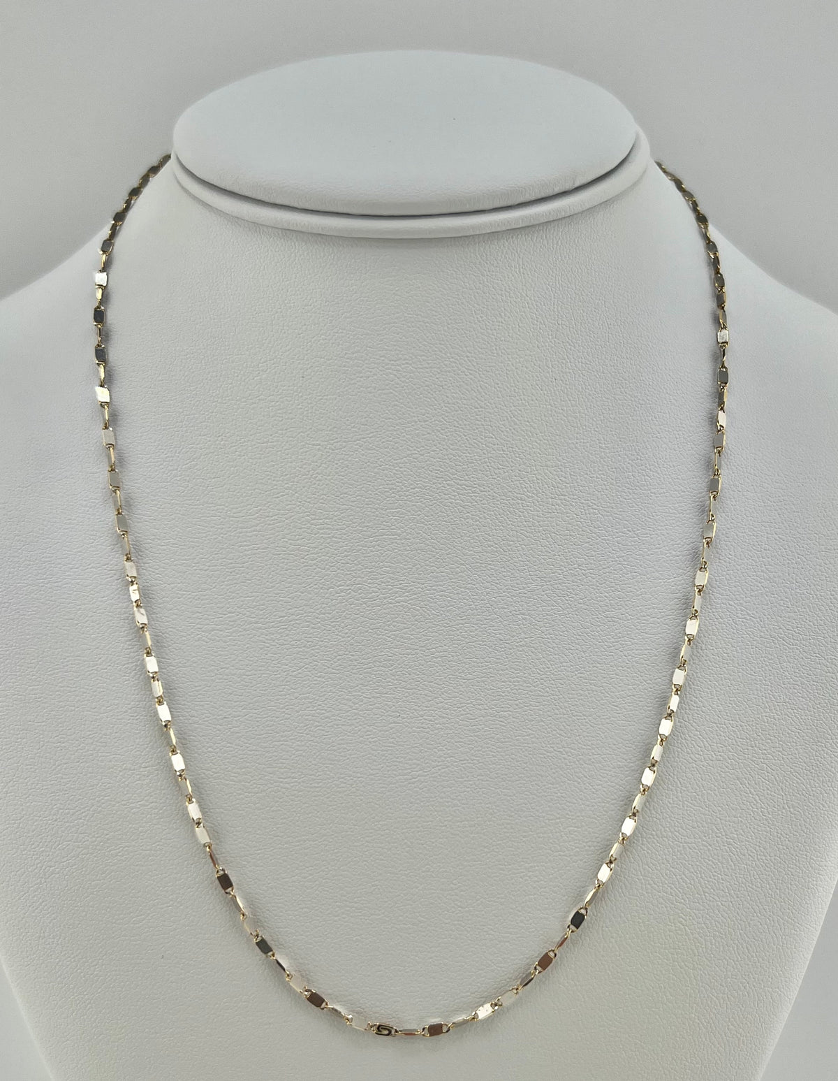 14k Necklace gucci style 20”