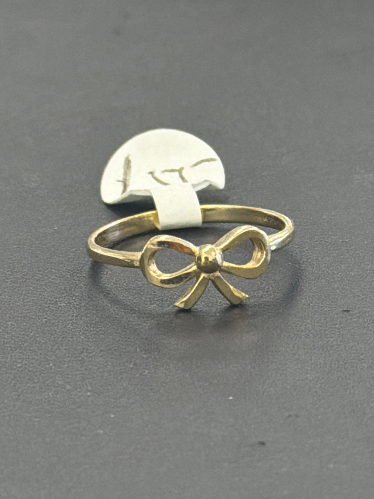 14k bow ring