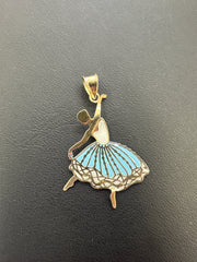 14k dancer pendant .62g