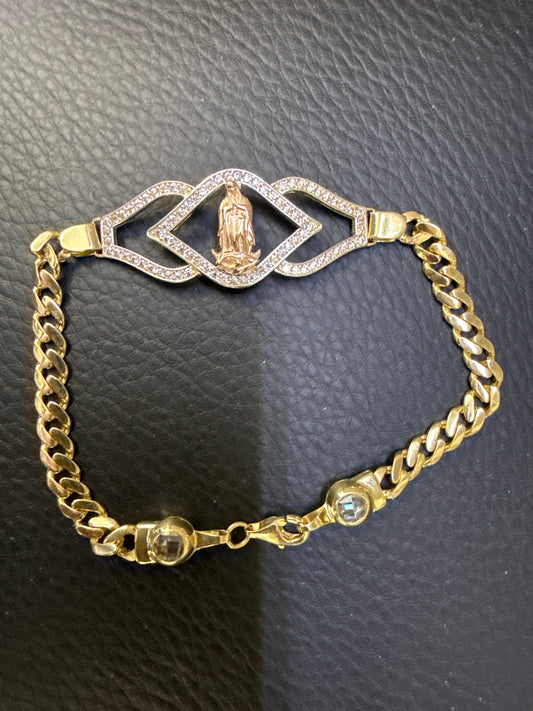 14k bracelet Guadalupe virgen in Monaco