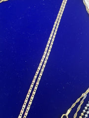 14k valentino necklace 16”
