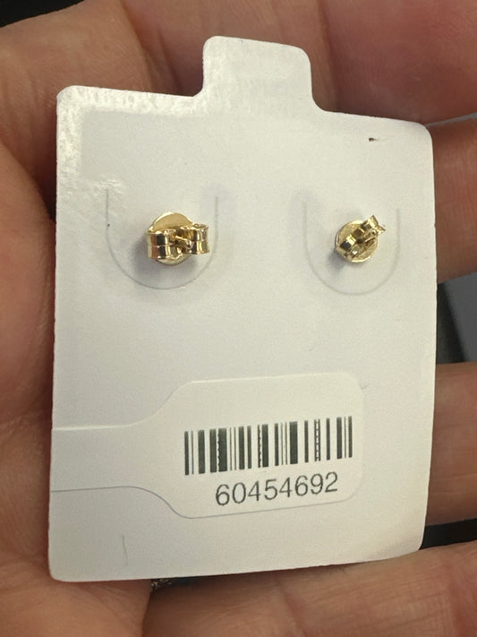 14k Baby and ladies infinity earring push back