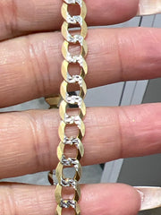14k cuban link bracelet
