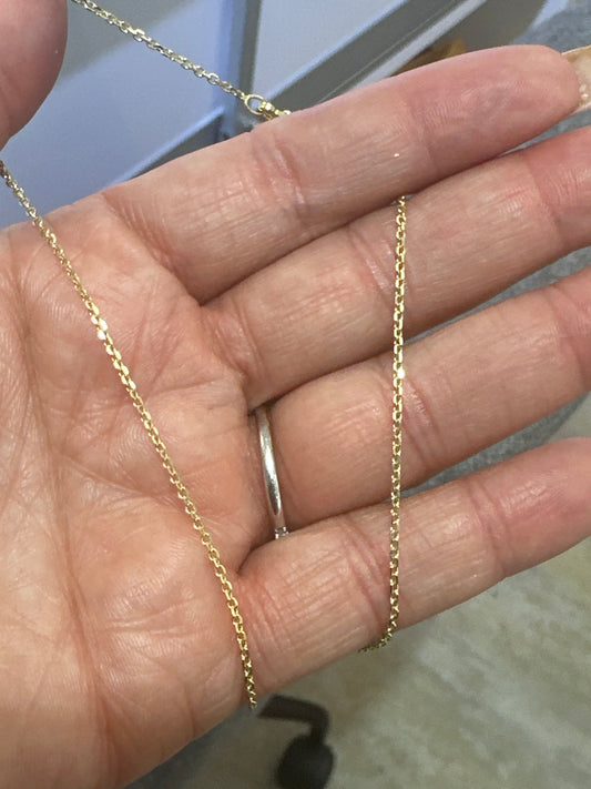 14k franco necklace chain 16”