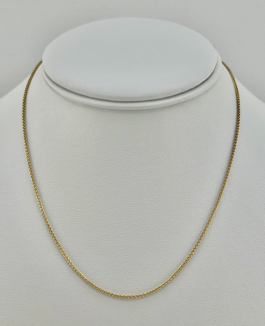 14k rope necklace chain 16”