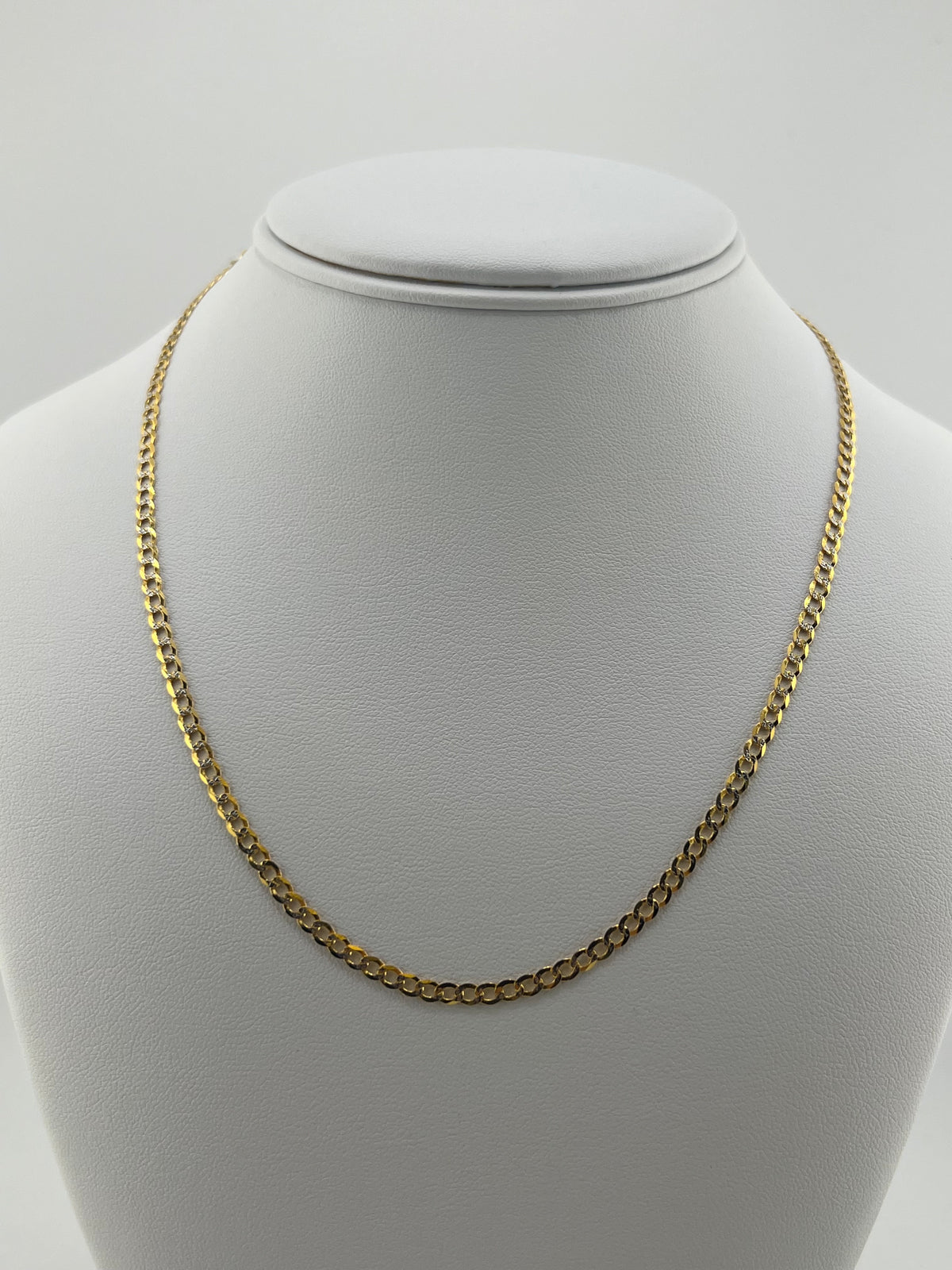 14k Necklace cuban style 18”