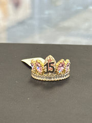 14k Quince (15) pink crown